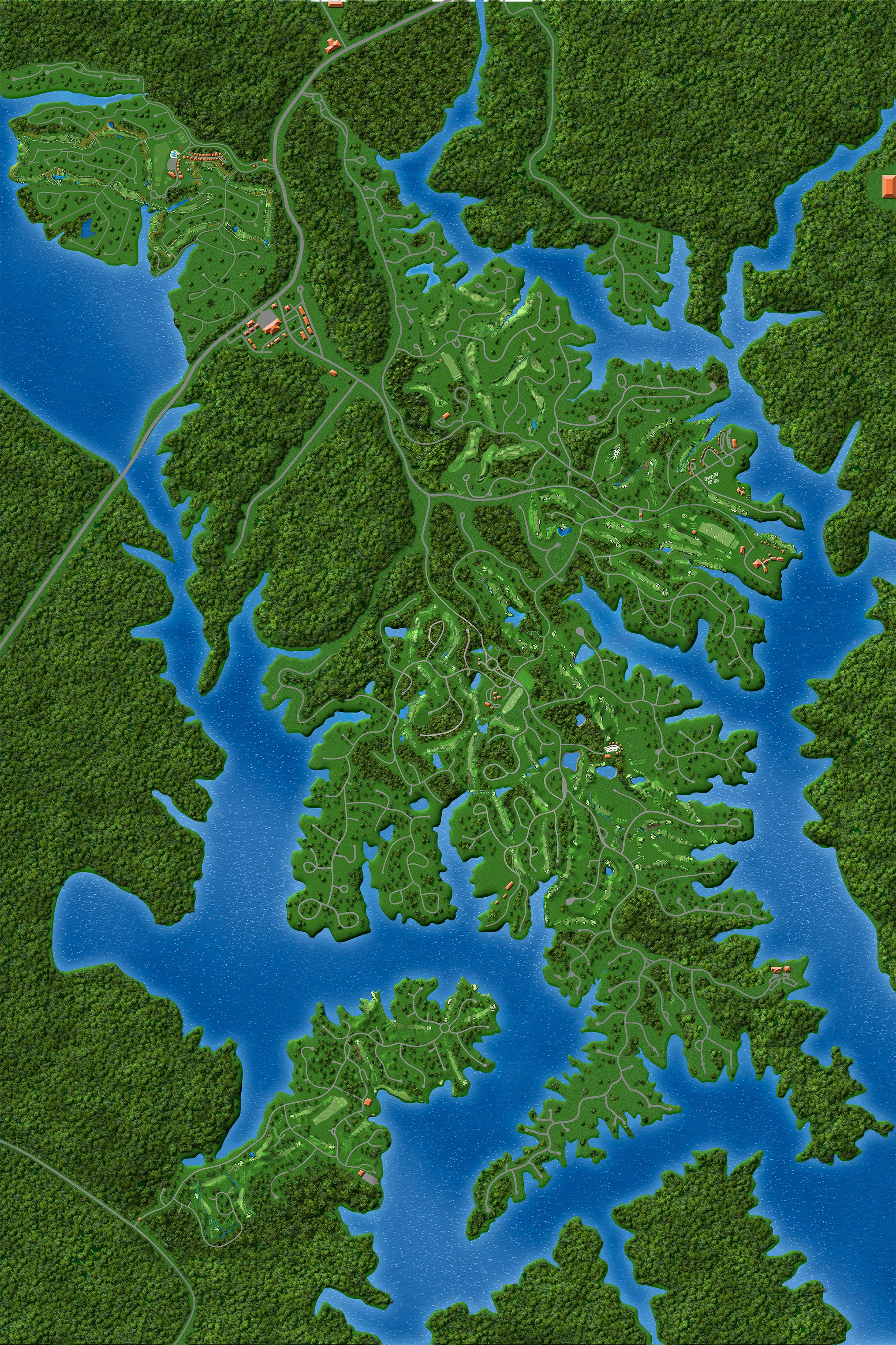 Reynolds Lake Oconee map